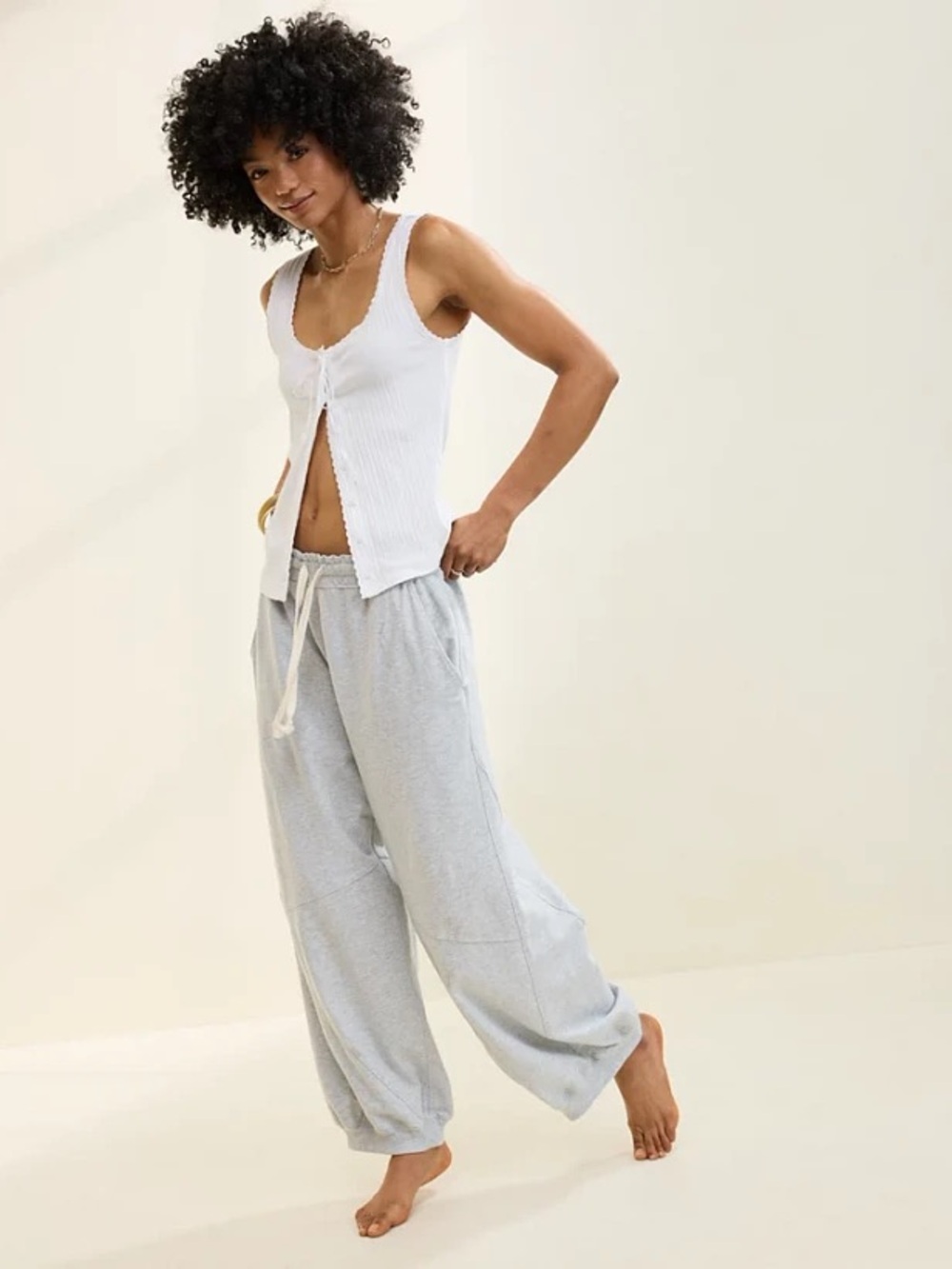 aerie baggy barrel leg pant